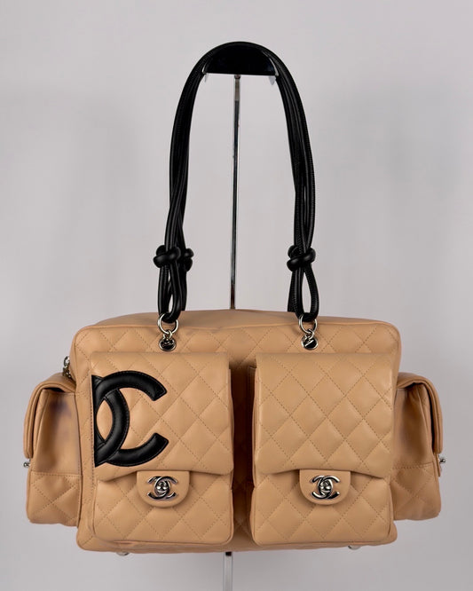 Chanel Cambon 2005 Multipocket Reporter Vintage Bag
