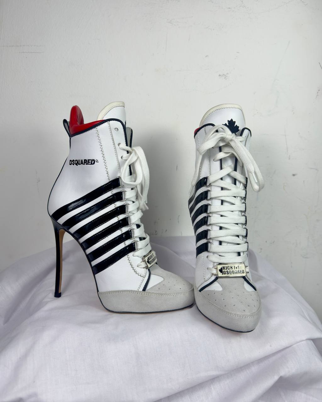 Dsquared2 Julie Sneaker Heels 36 new with box