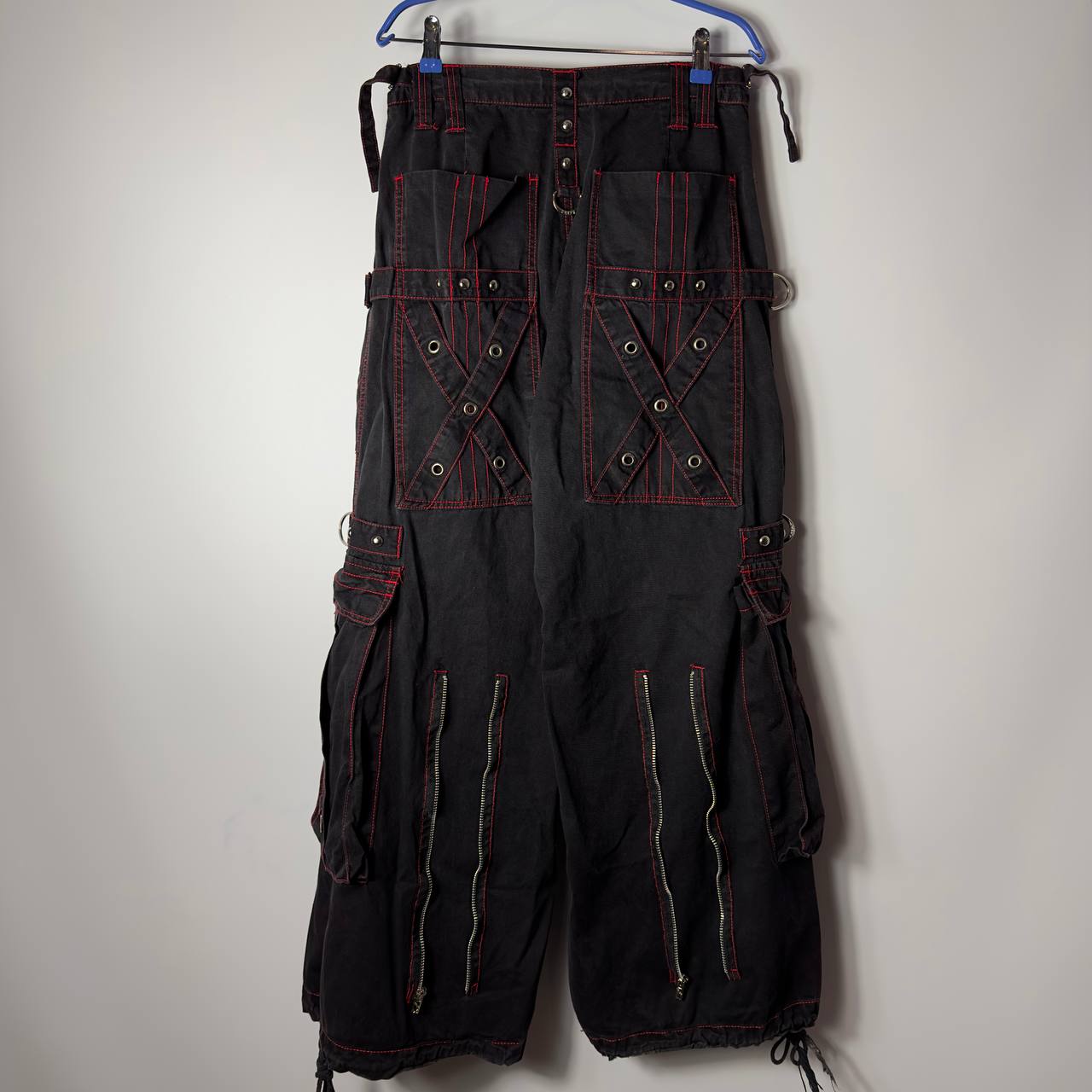 Vintage 1990s Tripp Nyc Daang Goodman Wide Leg Y2K Raver Pants