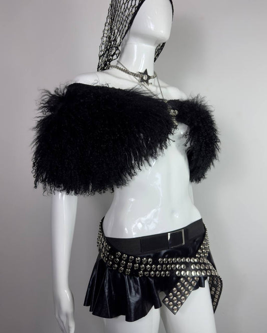 Vintage Llama Cape Top