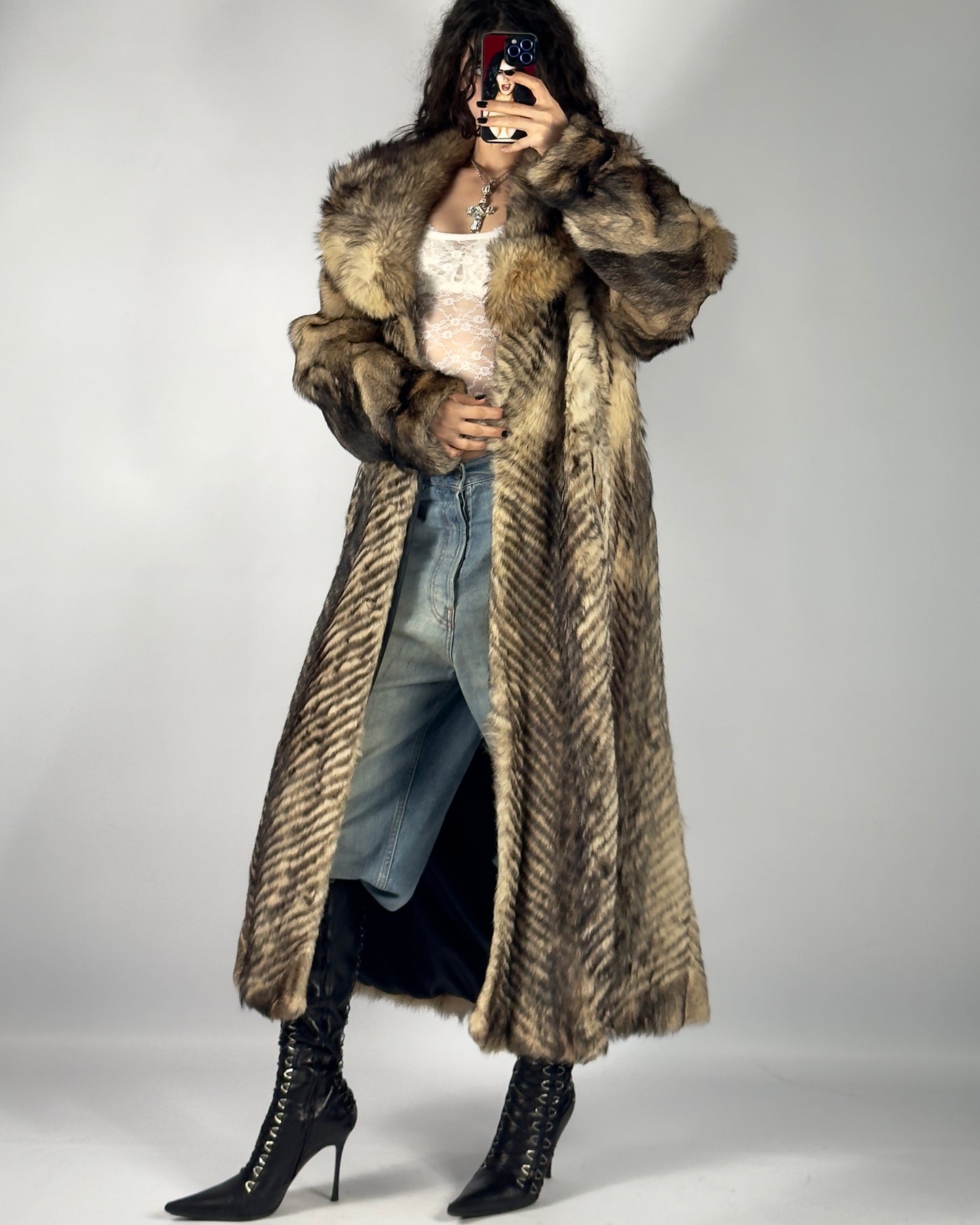 Vintage Fur Coat — M/L