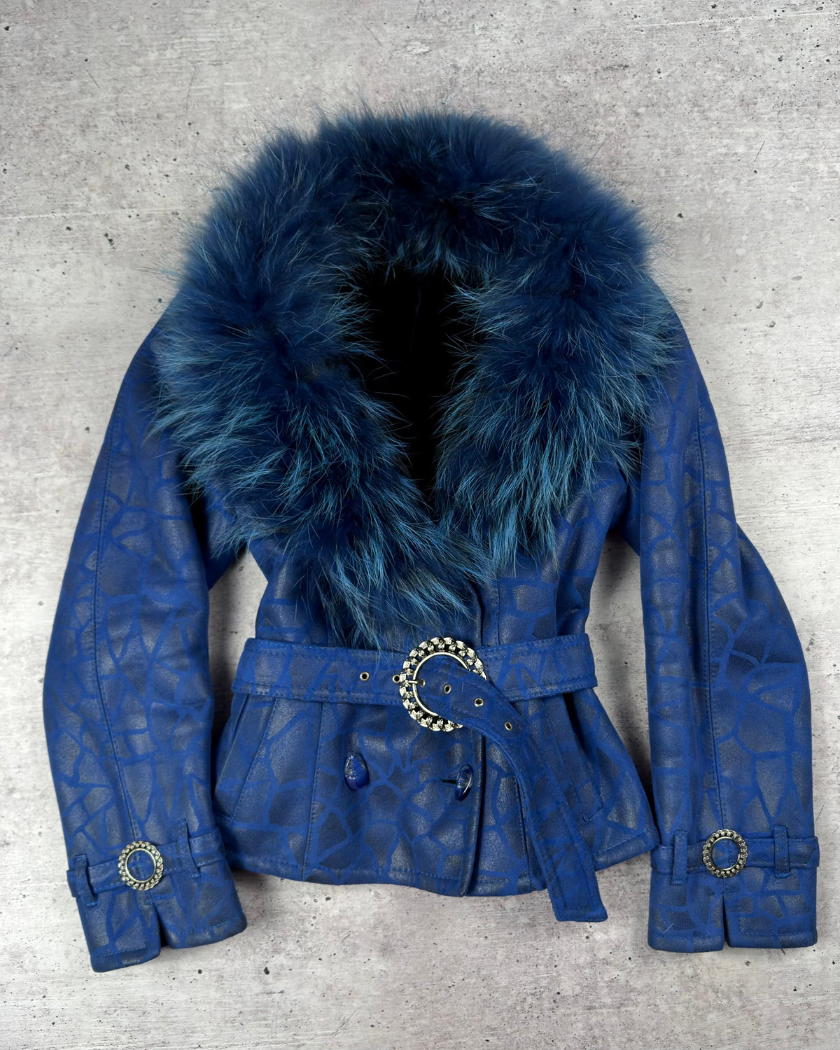 Vintage Faux Fur Shearling Jacket — S/M