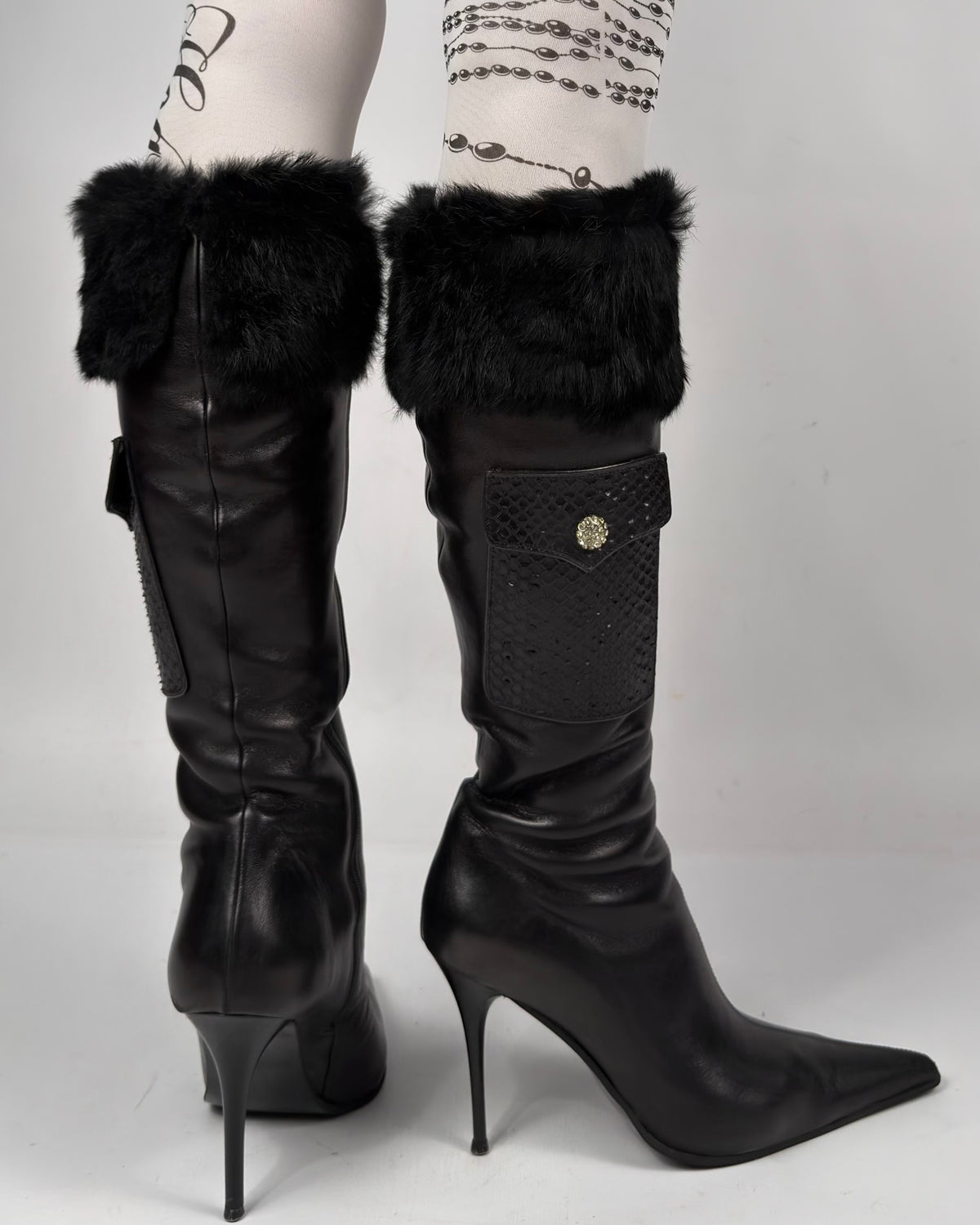 Vintage Italian Leather Boots — 39