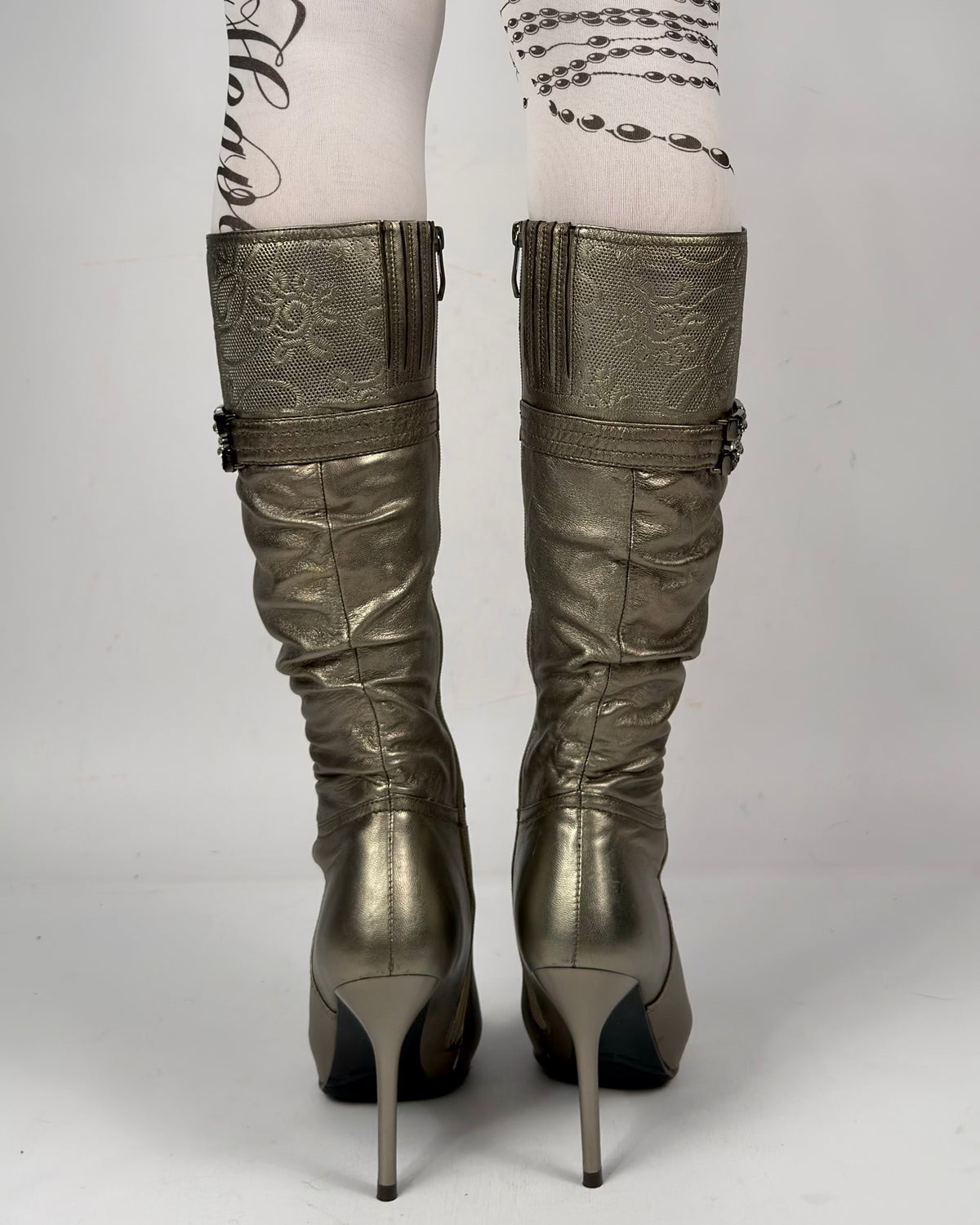 Vintage Leather Boots — 38