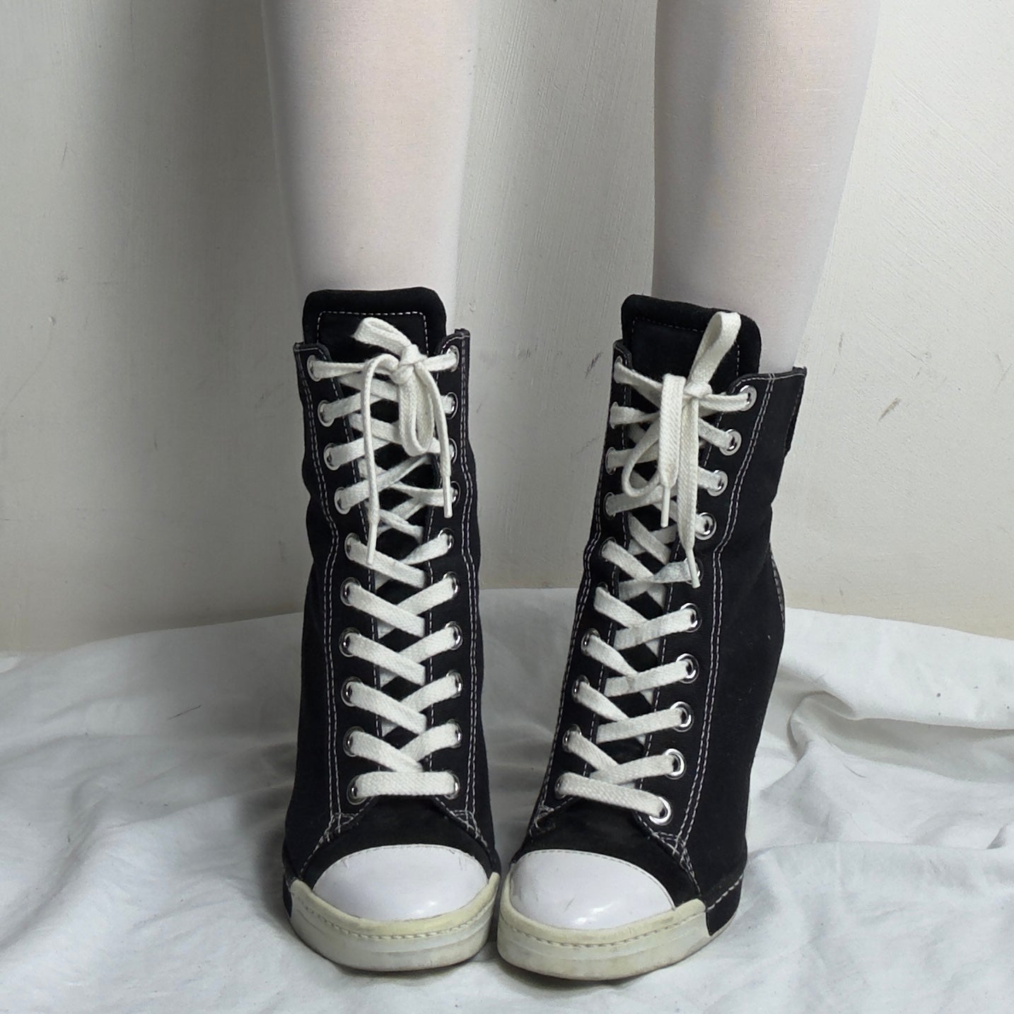 Dolce Gabbana Vintage Wedge Sneakers 38