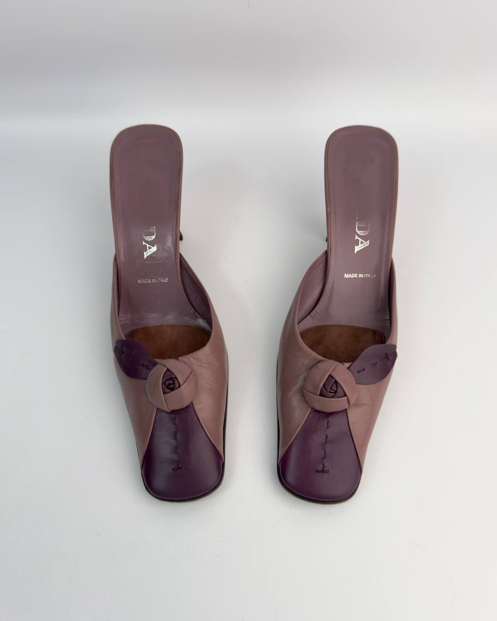Prada Vintage Rose Kitten Heels — 38/38.5