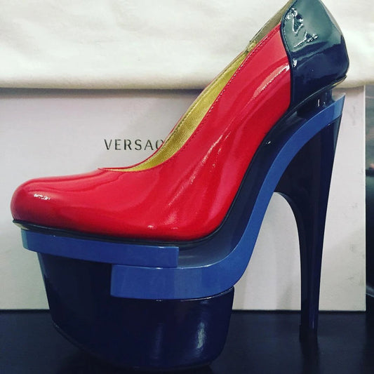 Versace 2010 Triple Platform Heels — 36