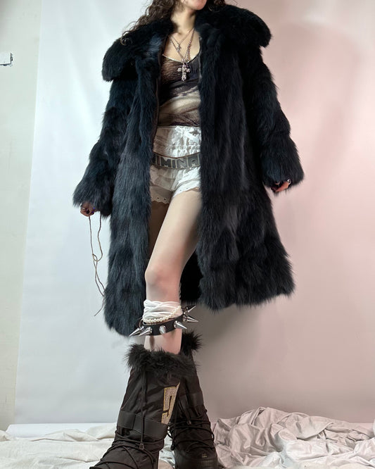 Vintage Midi Fur Coat