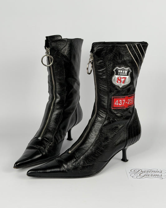 Vintage Racing Boots — 37