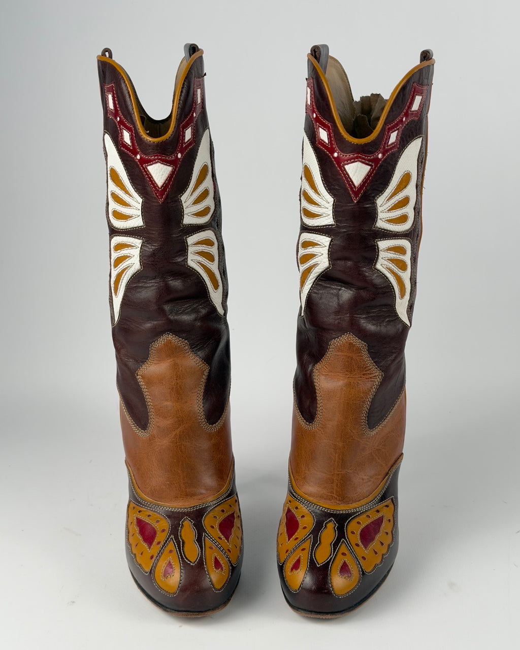 D&G SS04 Cowboy Butterfly Boots — 39