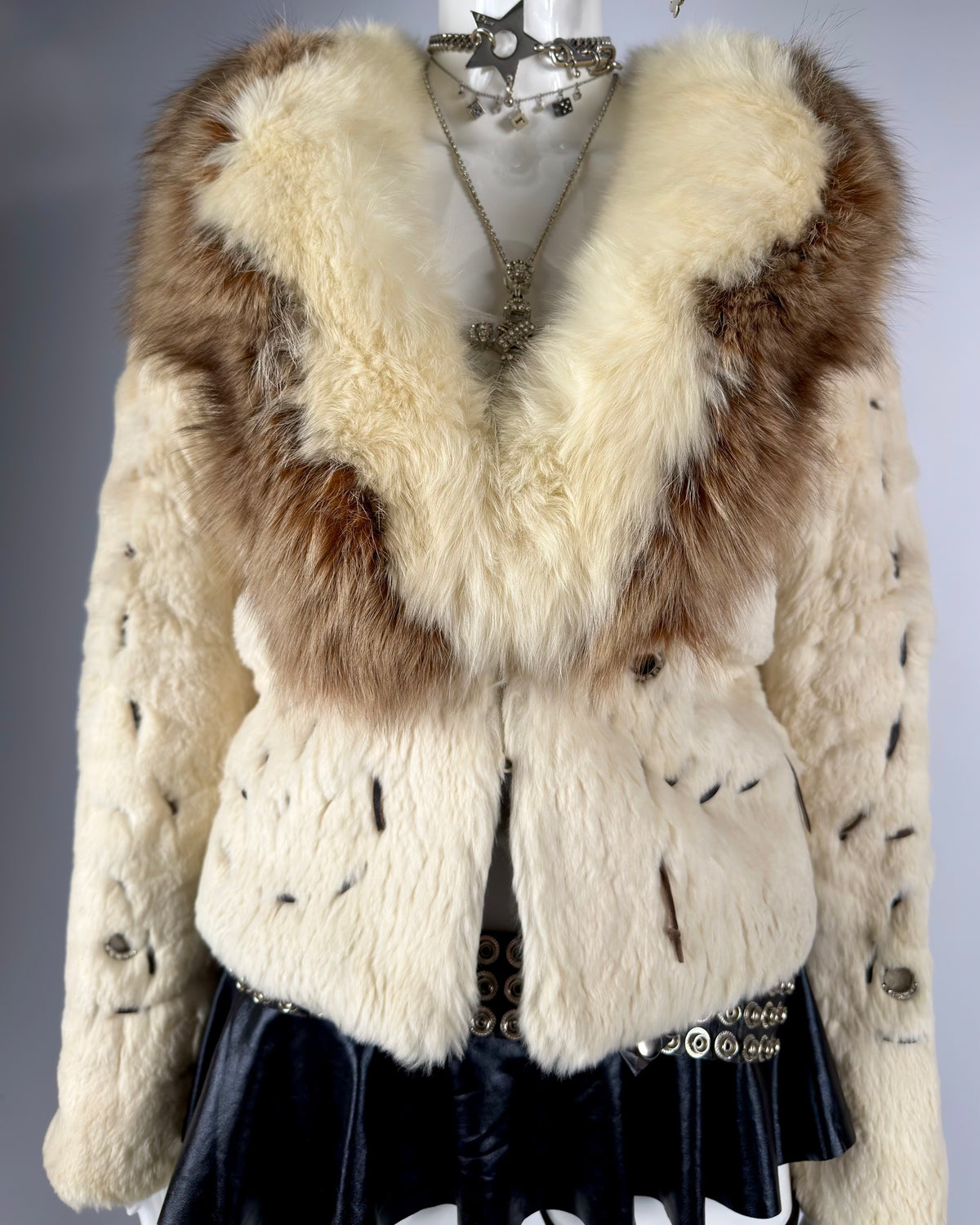 Vintage Fox Fur Jacket — XS/M