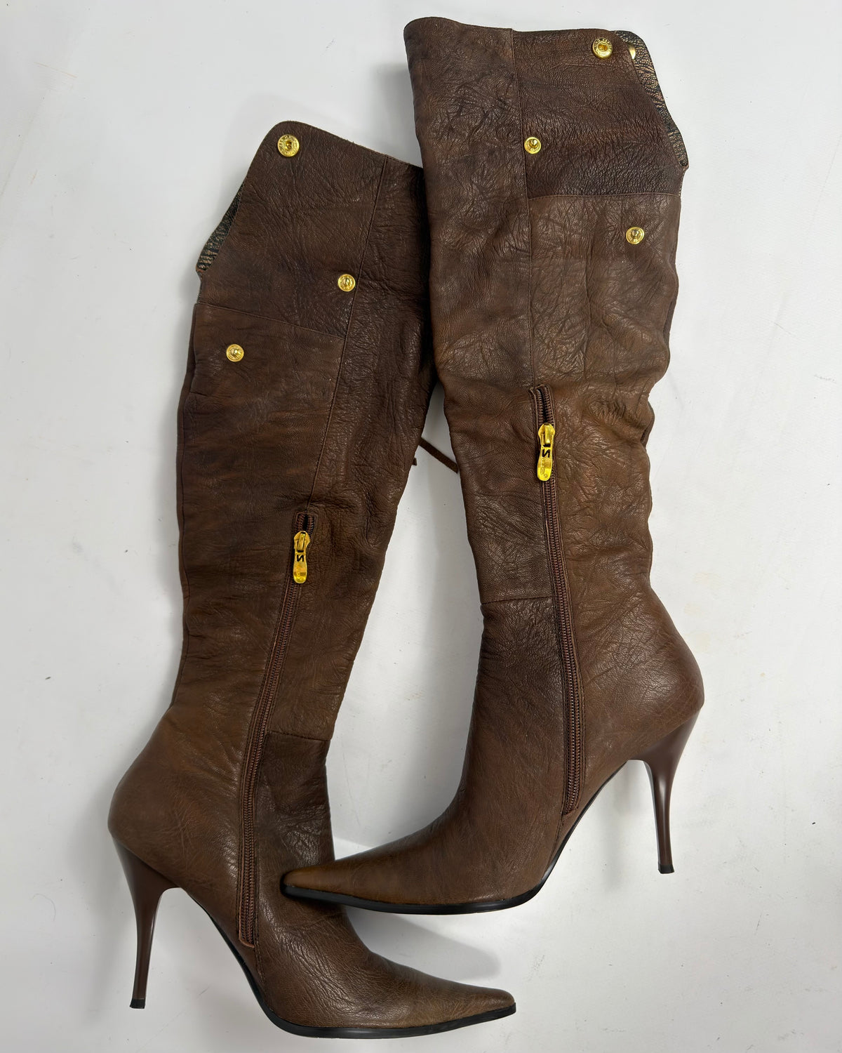Vintage Leather Boots — 37, 38, 39