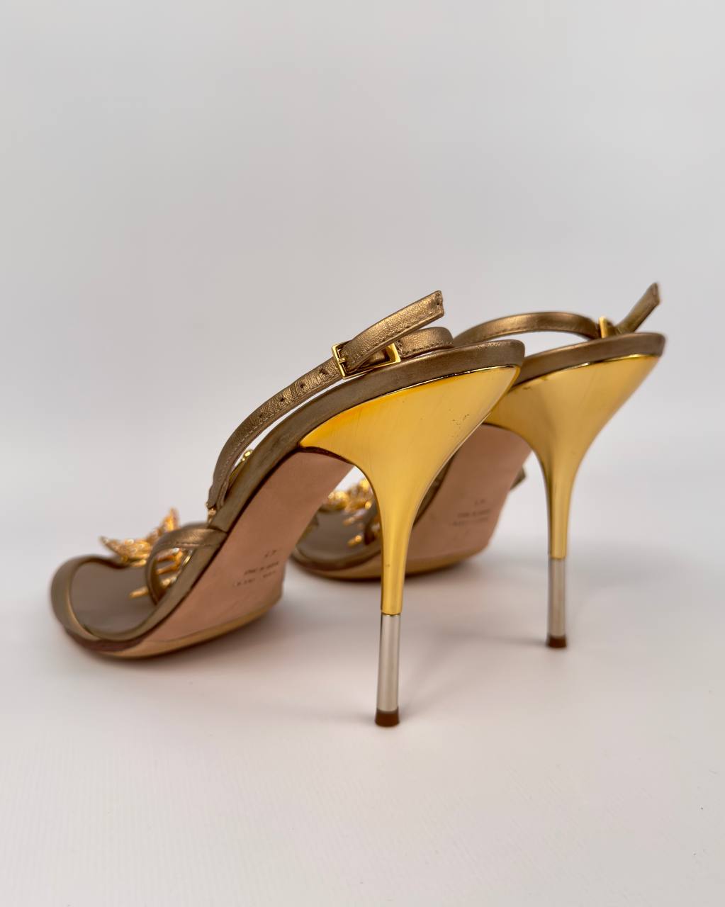 Giuseppe Zanotti Fishbone Heels — 40/41