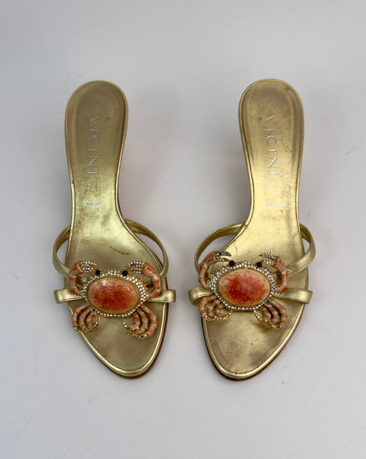 Vicini by Zanotti Vintage 00s Crab Heels — 37.5/38