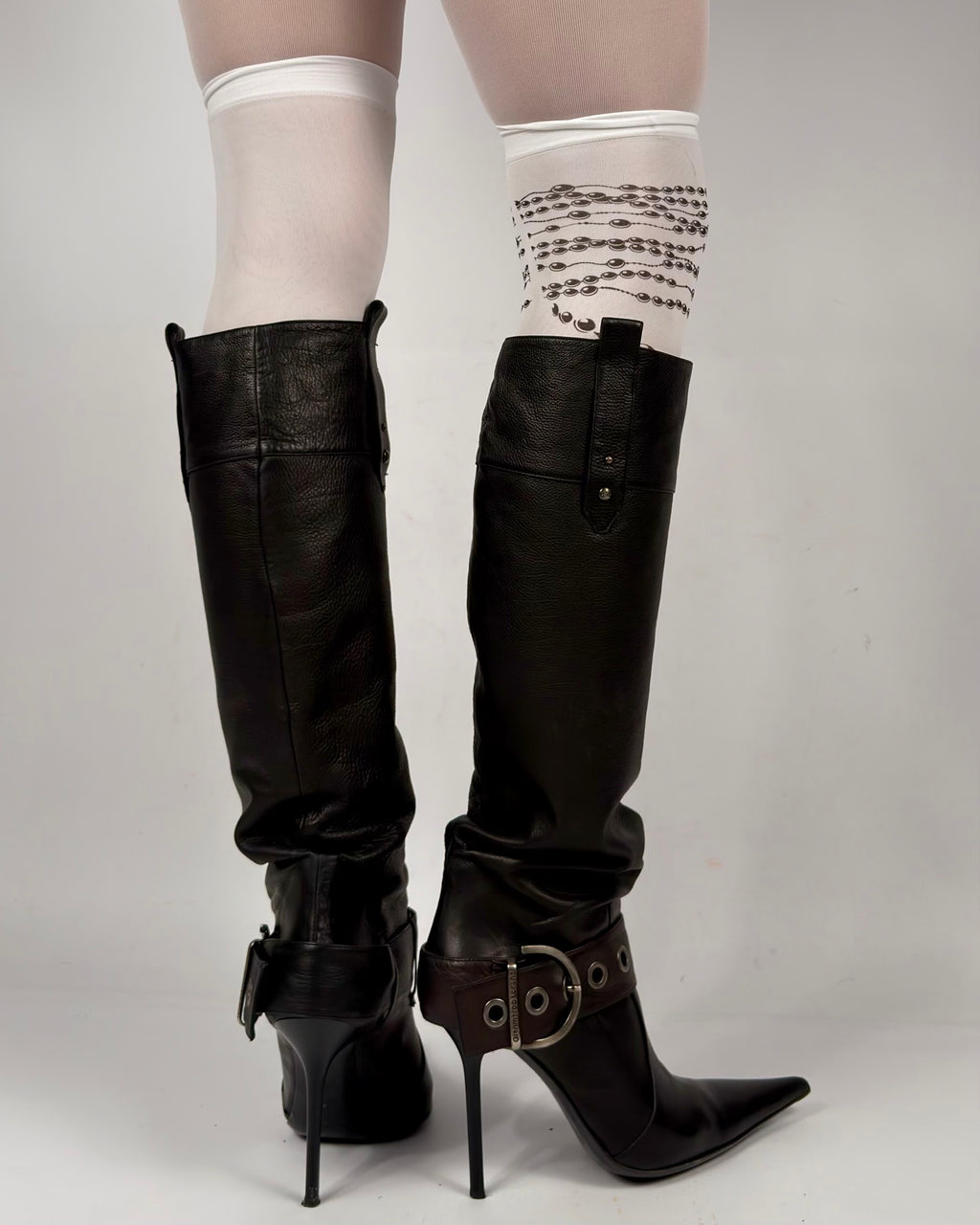 Gianmarco Lorenzi Vintage Buckle Boots — 40