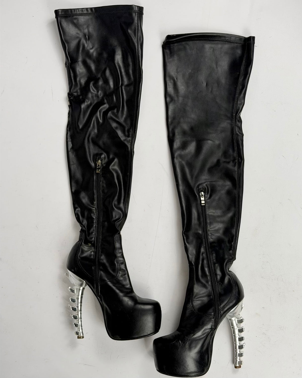 GML Over The Knee Spine Heel Boots — 37