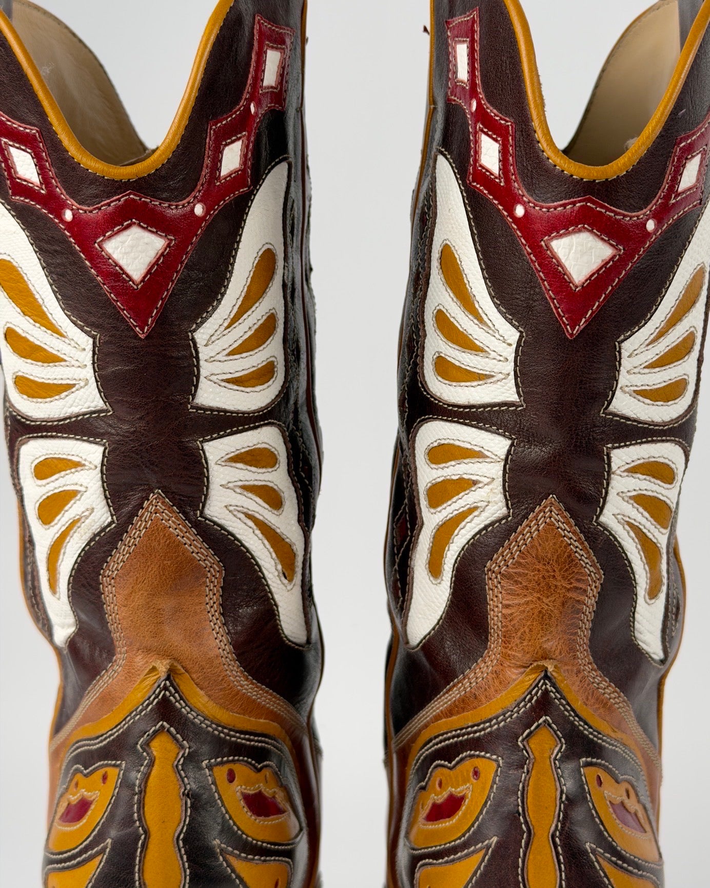D&G SS 04 Cowboy Butterfly Boots — 36