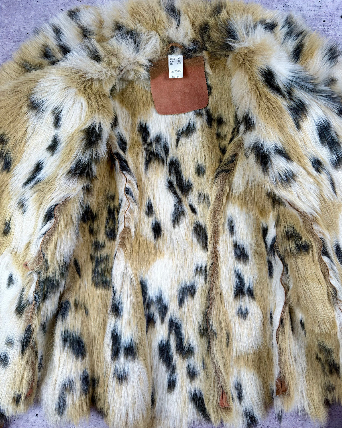 Vintage Faux Fur Jacket — S/M