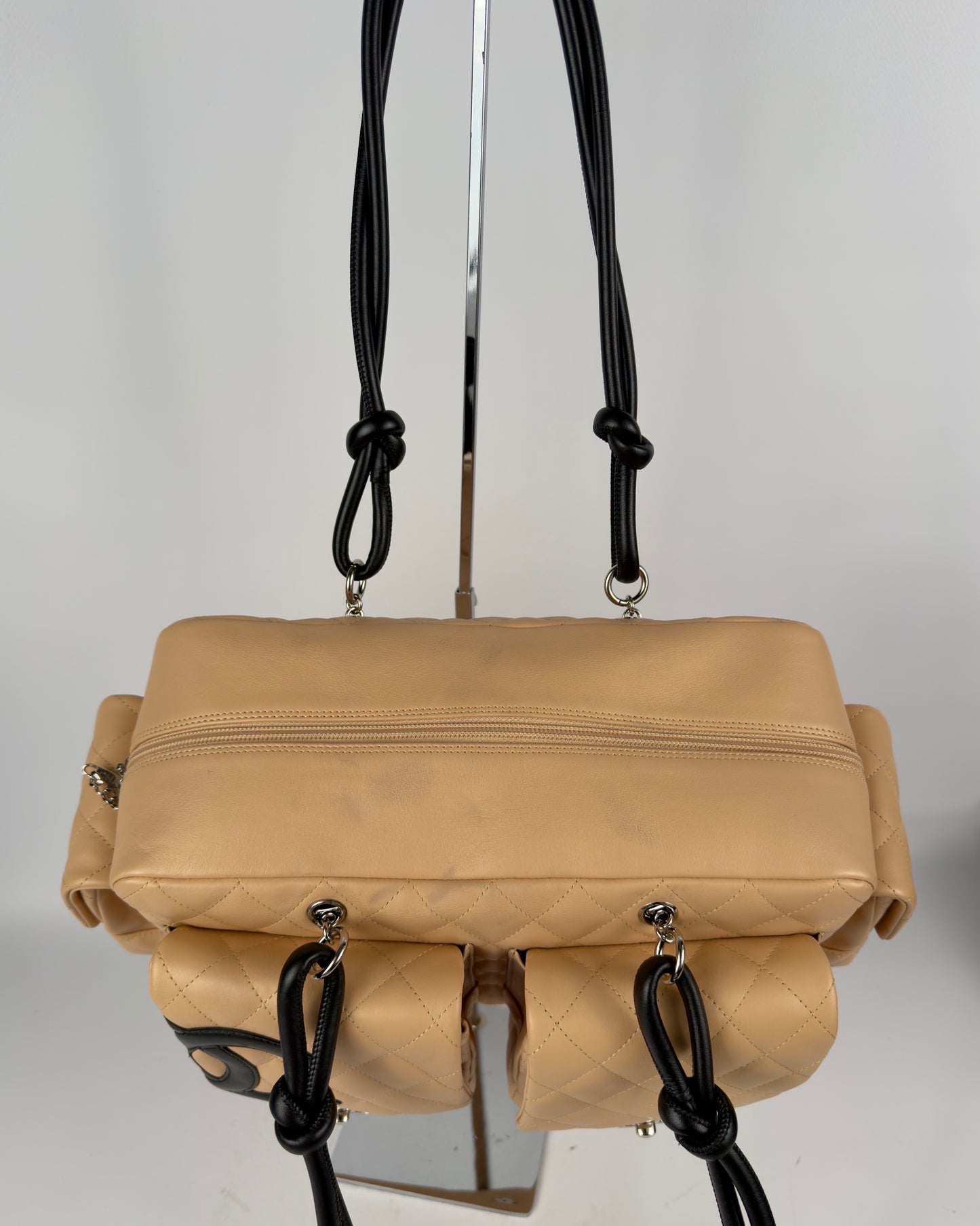 Chanel Cambon 2005 Multipocket Reporter Vintage Bag