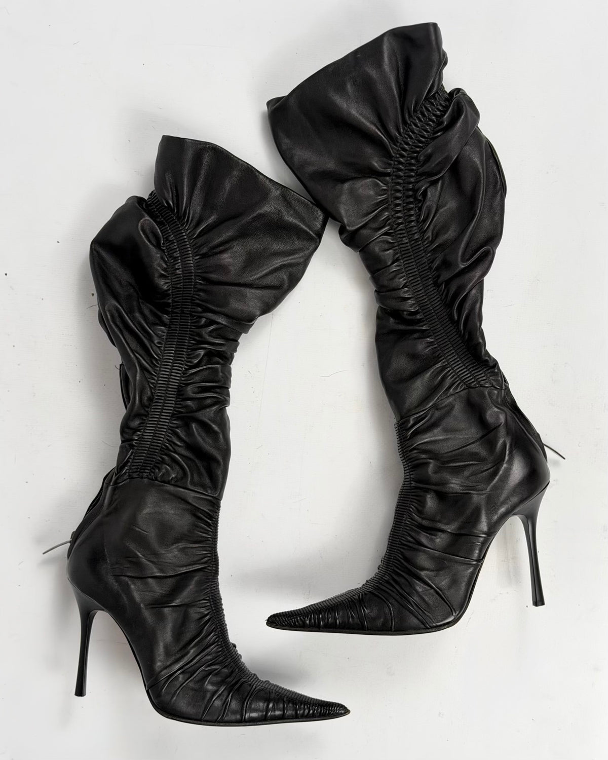 Gianmarco Lorenzi Vintage Leather Boots — 36