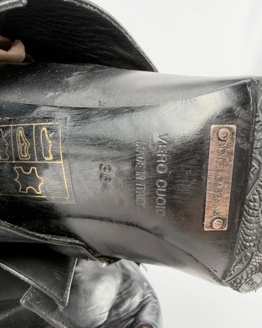 Dolce & Gabbana 2003 Buckle Heels — 36