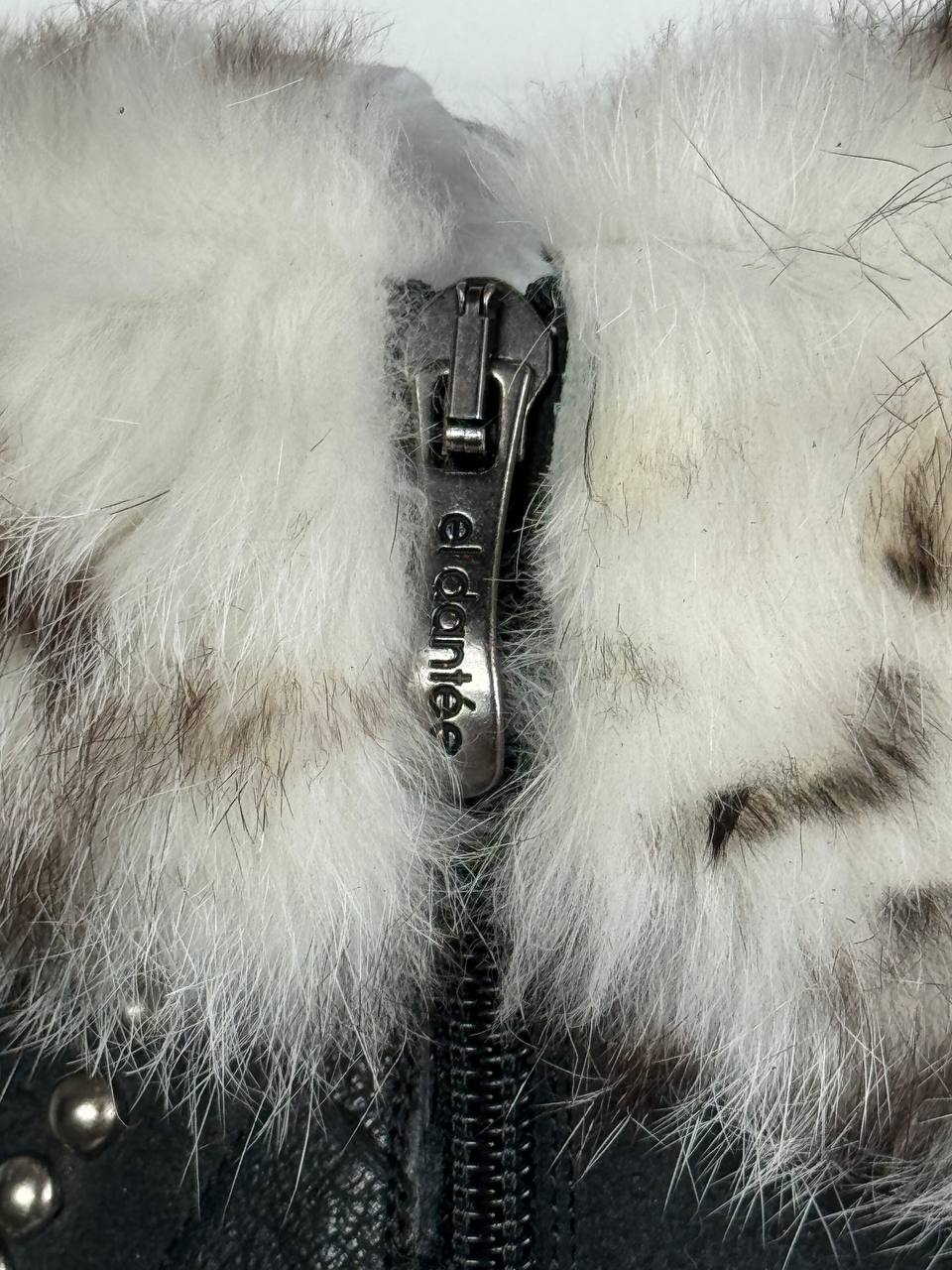 El Dantes Couture Leather Fur Vintage Boots 37