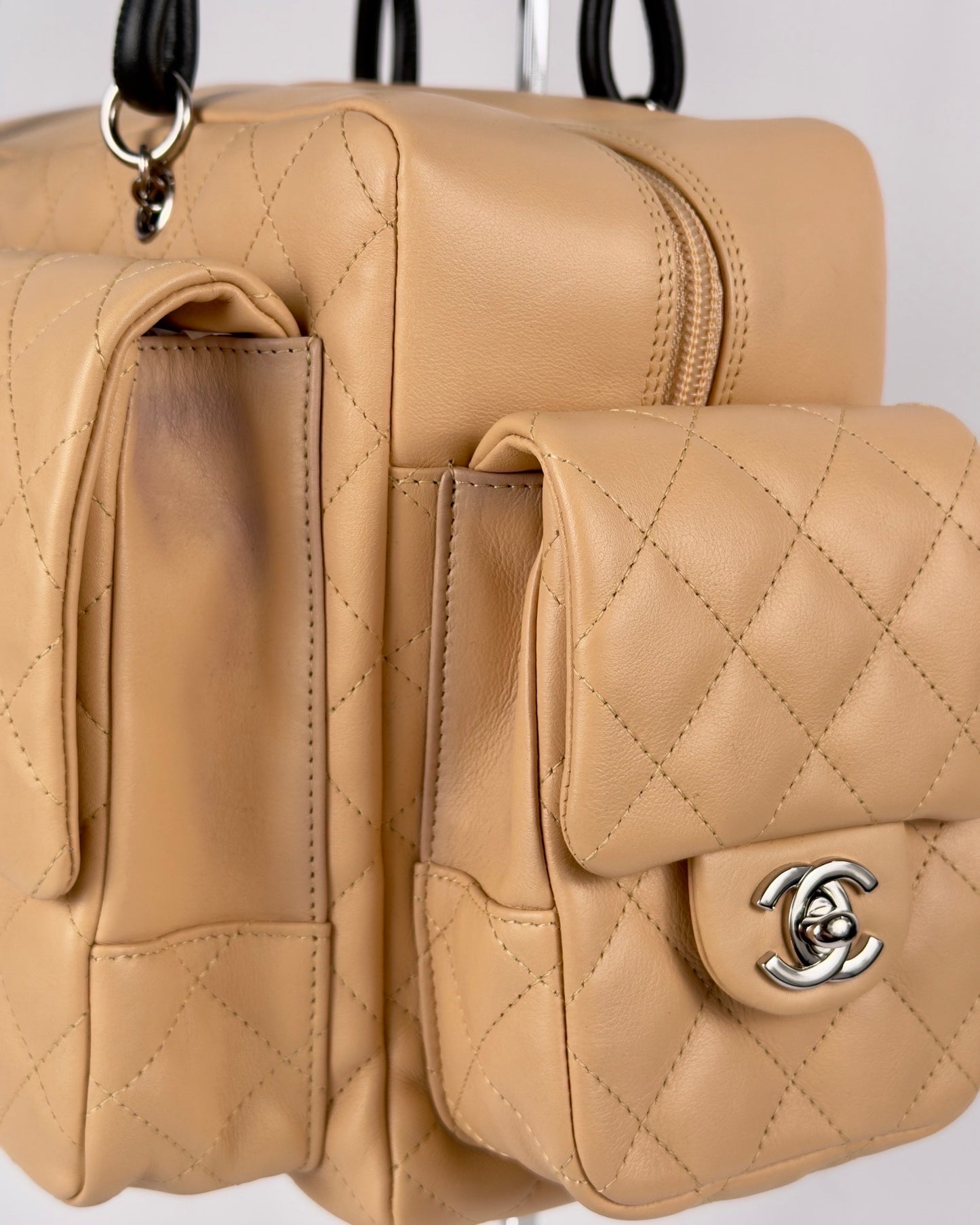 Chanel Cambon 2005 Multipocket Reporter Vintage Bag