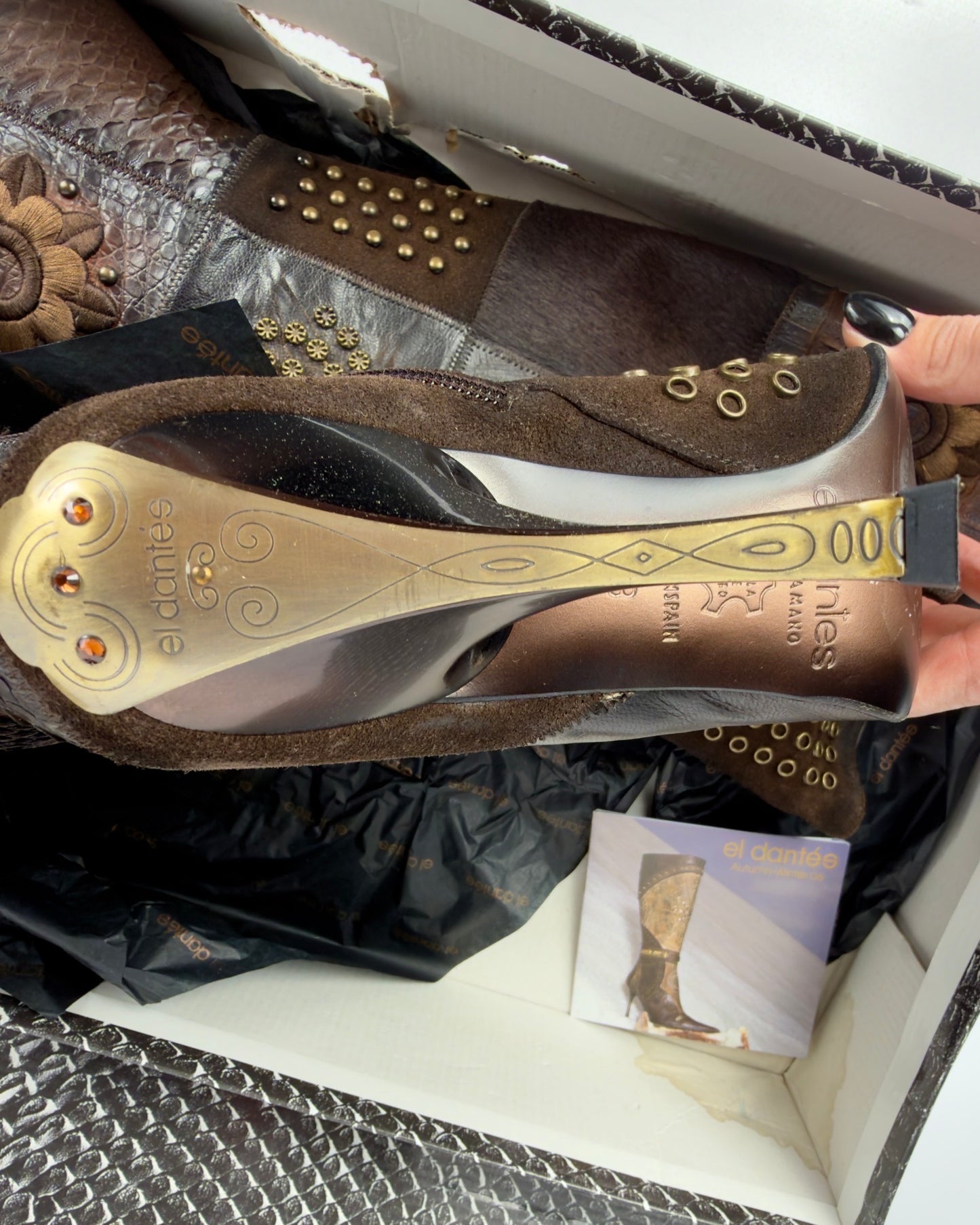 El Dante’s Couture Vintage Boots