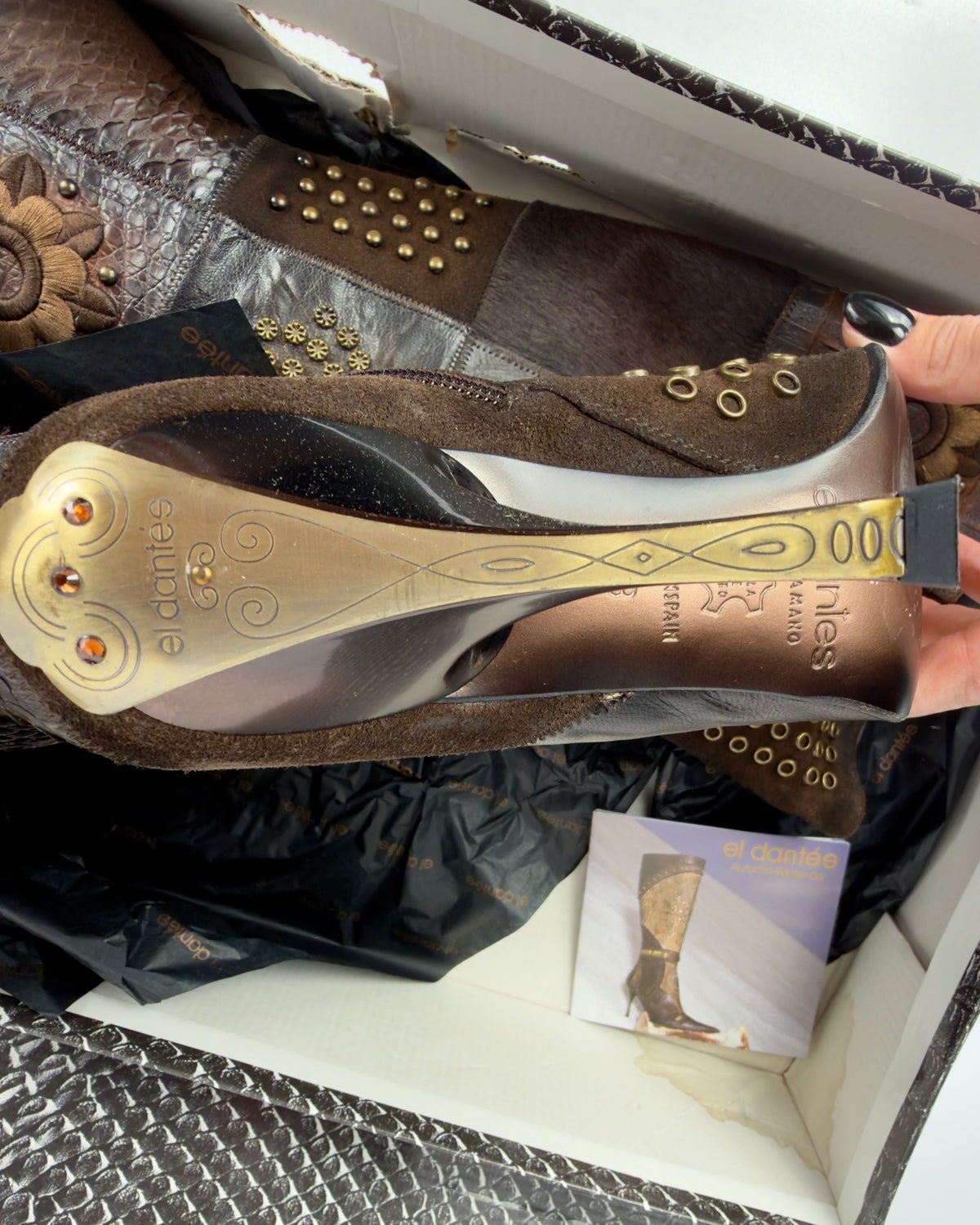 El Dante’s Couture Vintage Boots