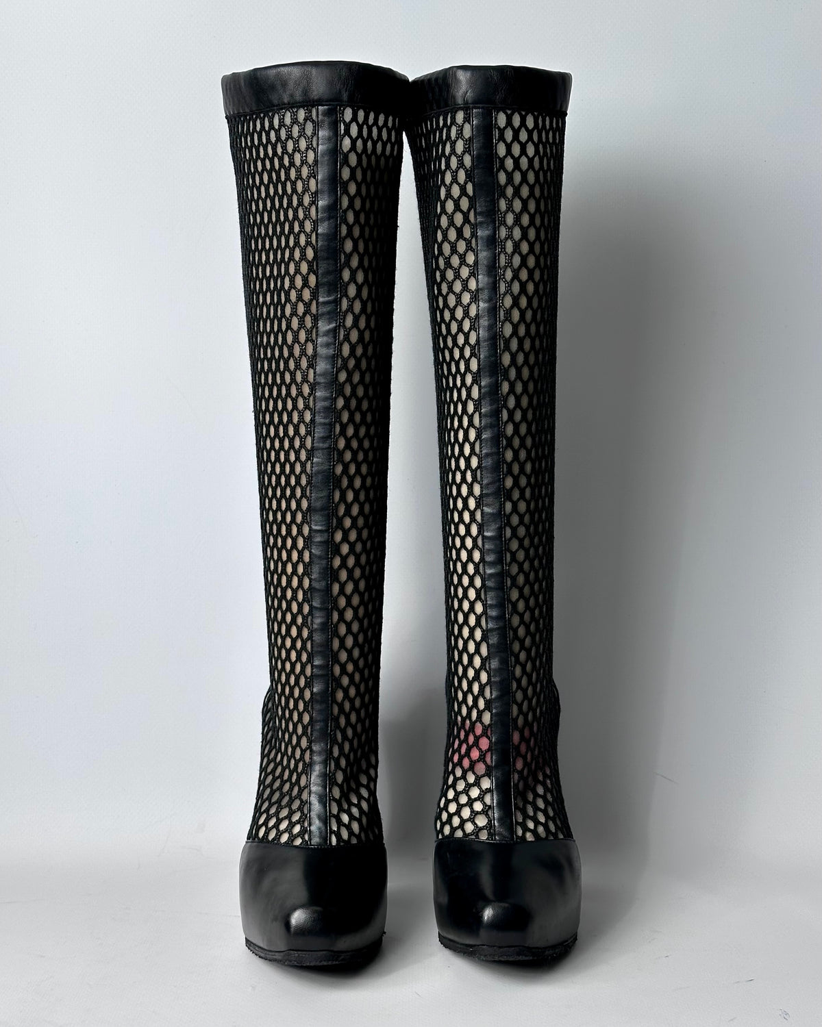 Versace F/W 2012 Vintage Mesh Boots — 39