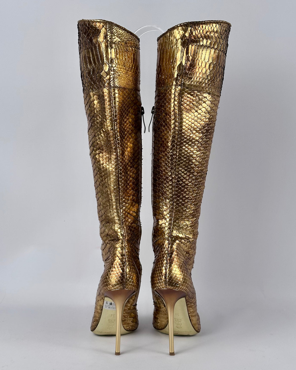 Gianmarco Lorenzi Vintage Leather Boots — 36