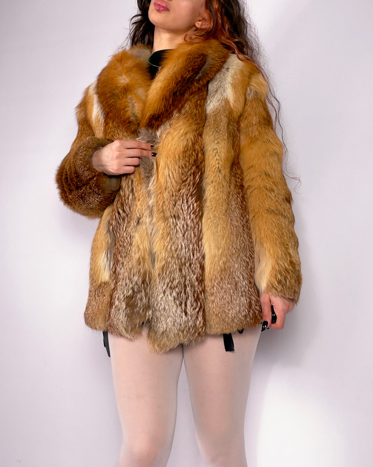 Vintage Fox Fur Jacket — XS/M