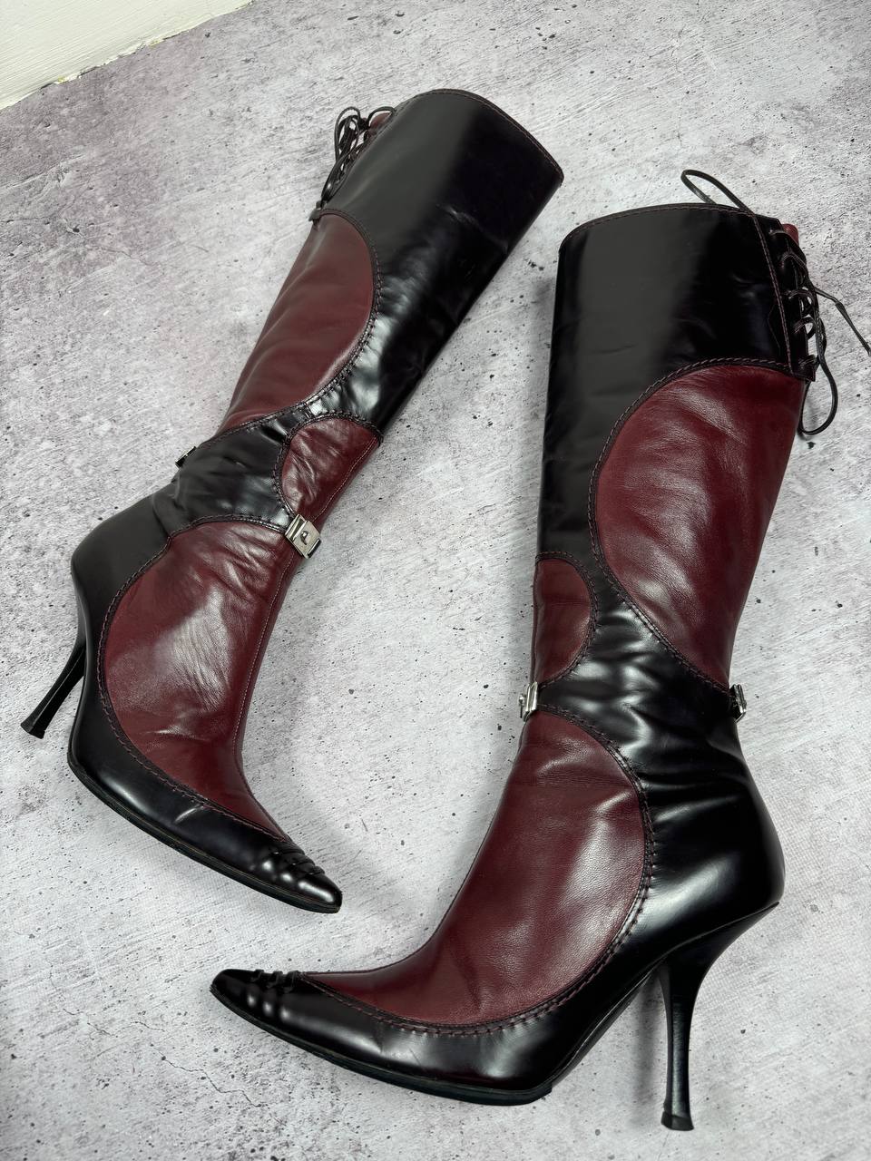 Vicini Vintage Italian Leather Boots 37/37.5