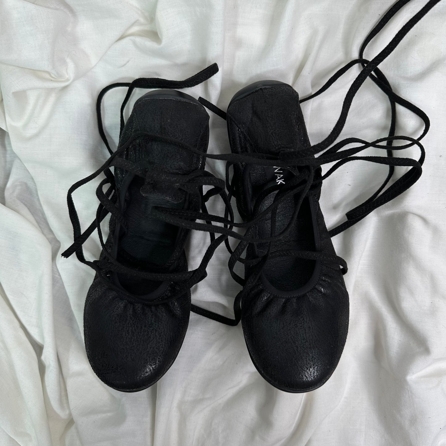 Vintage Catwalk Wrap Ballerina Flats