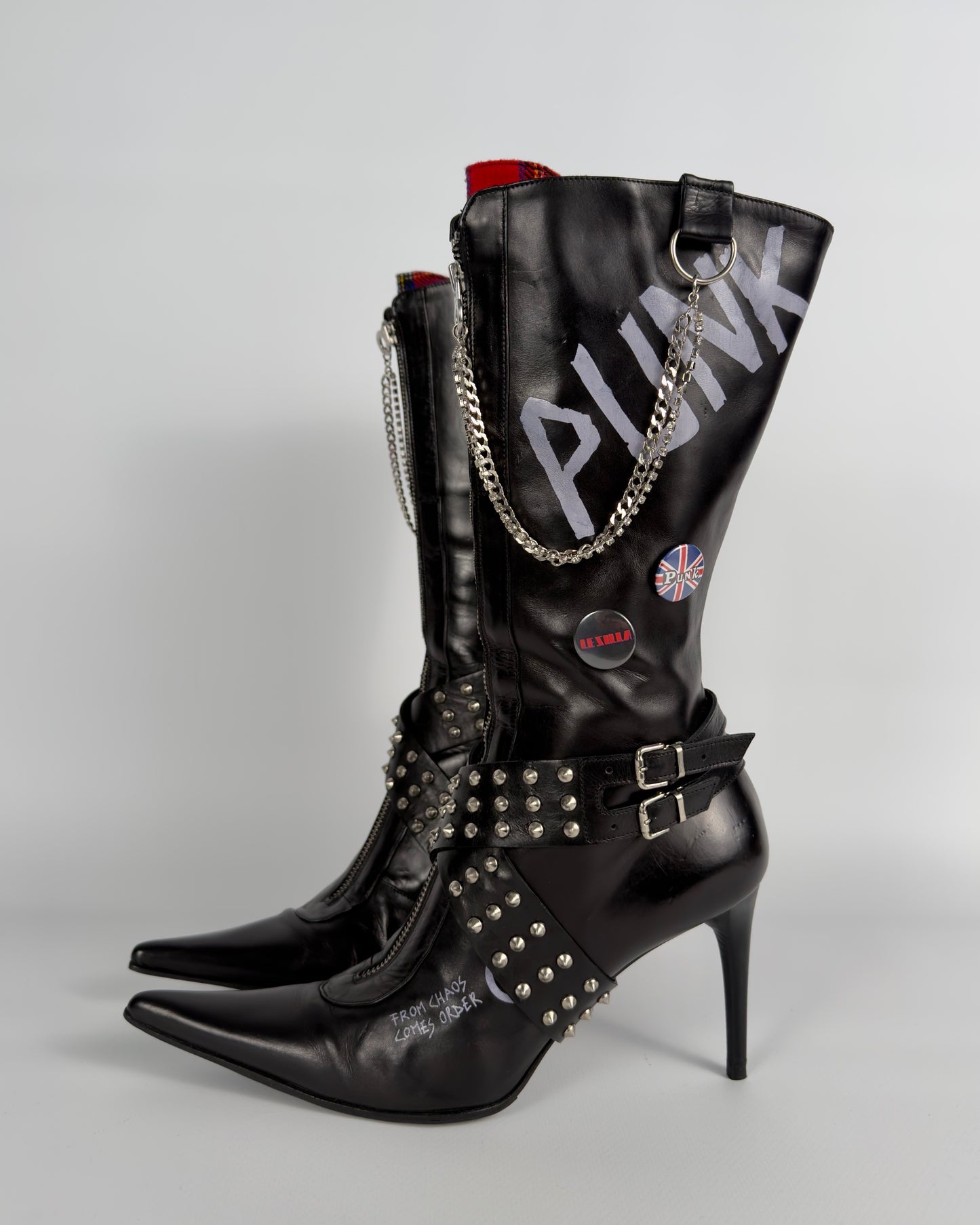 Le Silla Vintage Punk Boots — 40