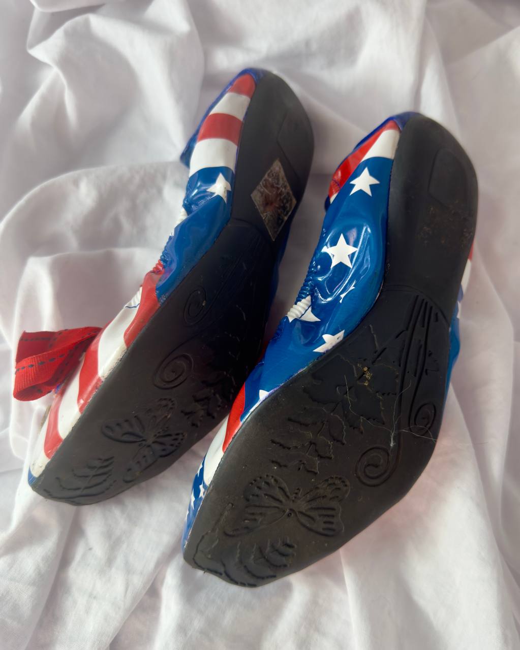 Vintage “Flag” Ballet Flats — 36/36.5