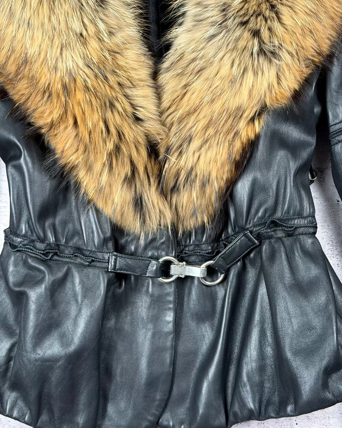 Vintage Leather Jacket — S/M