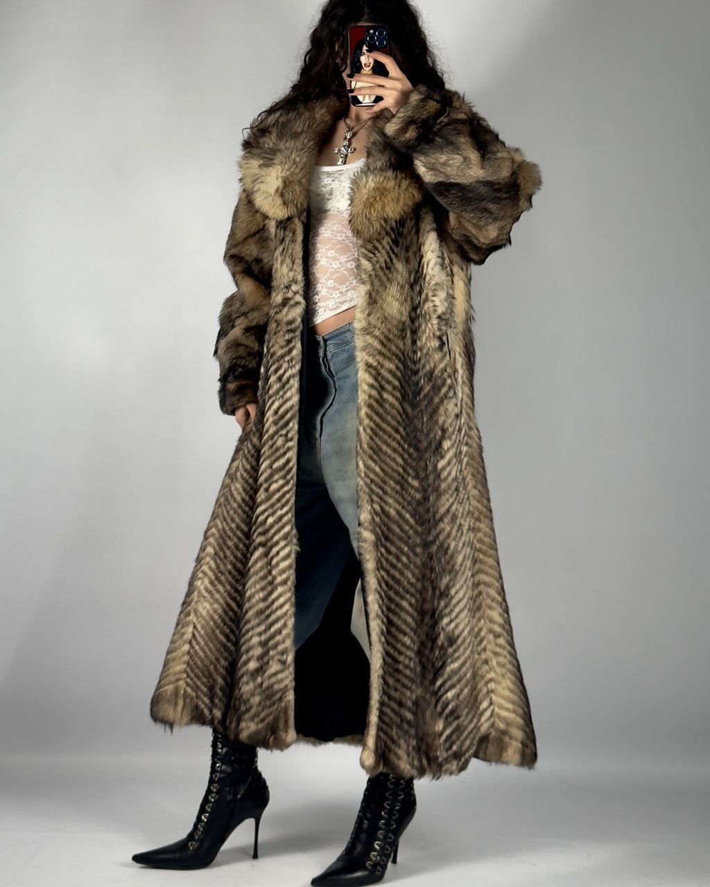 Vintage Fur Coat — M/L