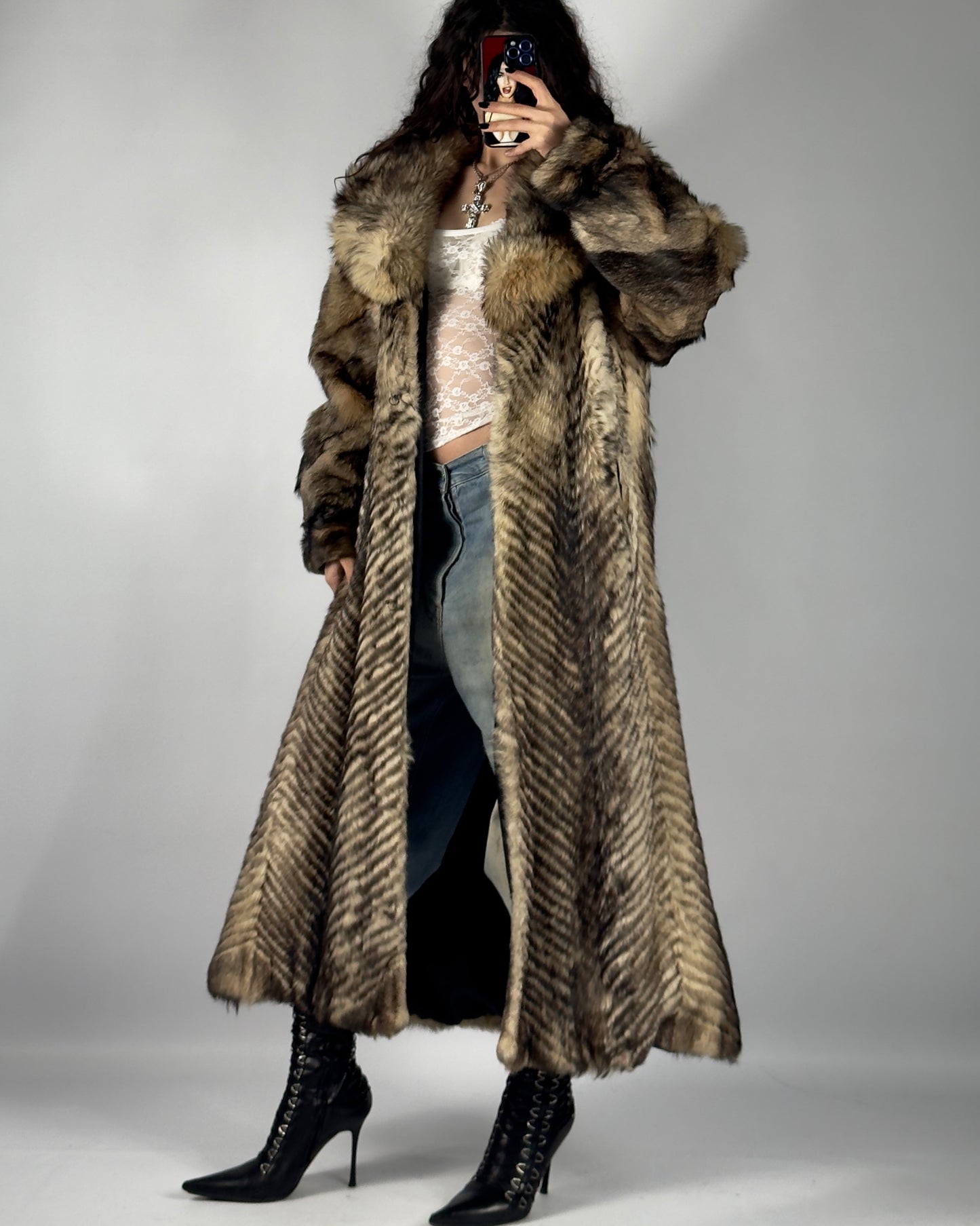 Vintage Fur Coat — M/L