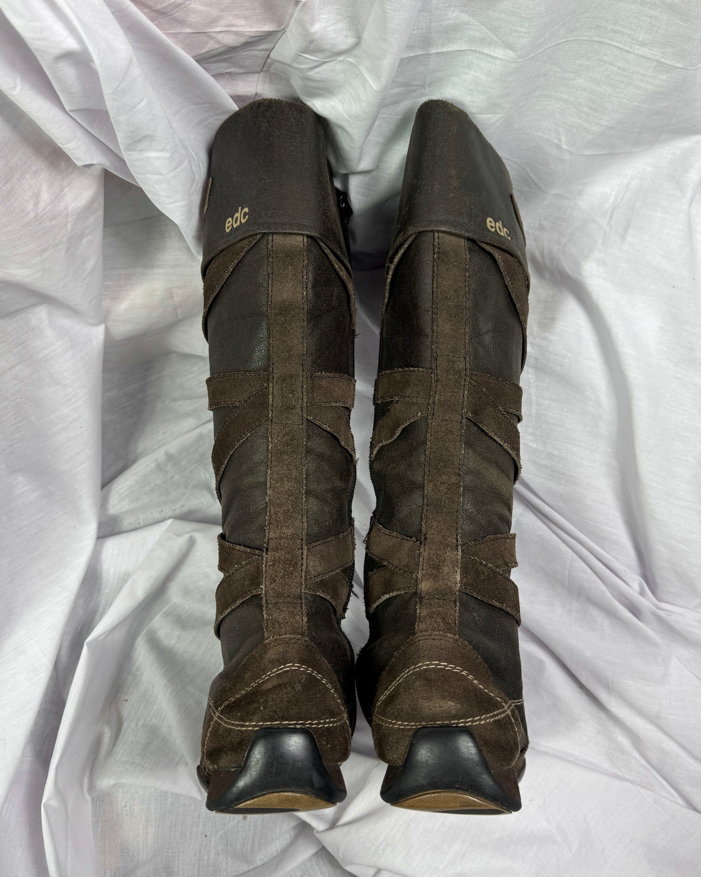 Vintage Mummy Moto Boots 40
