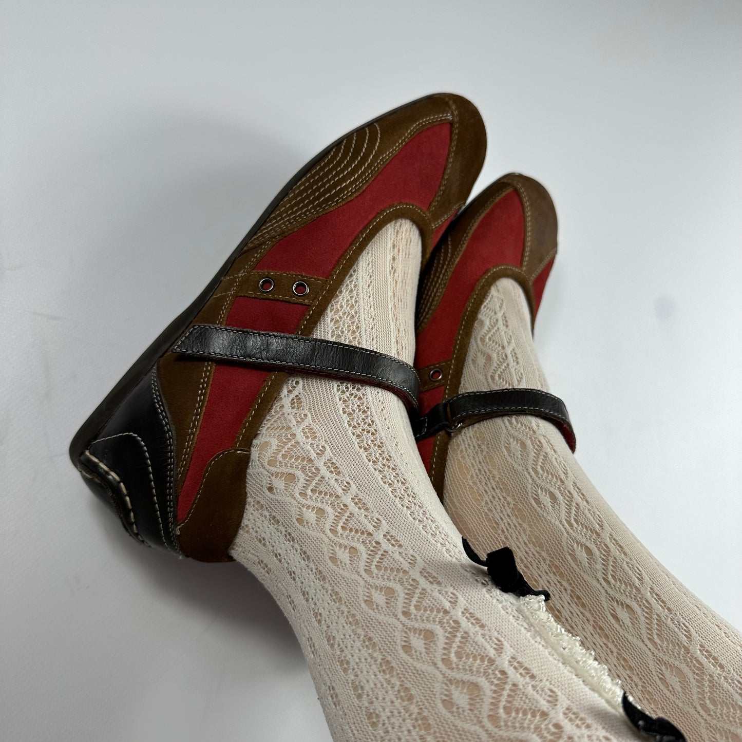 Vintage Suede Ballet Flats 40/41