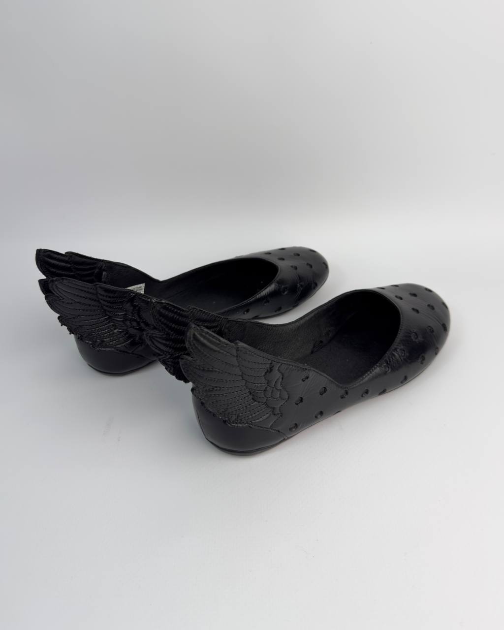 Adidas Jeremy Scott Wing Black Polka Dot Ballet Flats — 36/36.5 US5.5