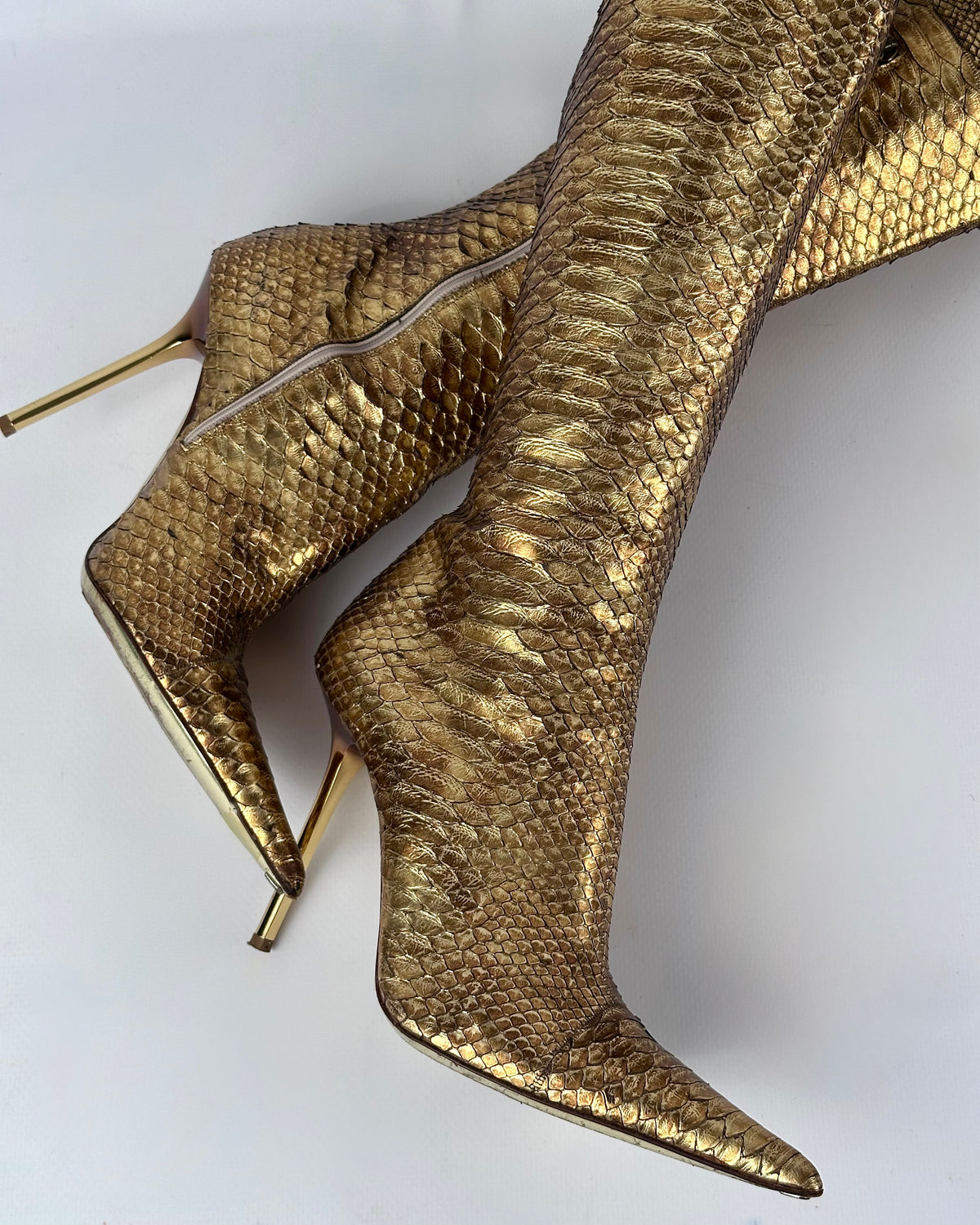 Gianmarco Lorenzi Vintage Leather Boots — 36