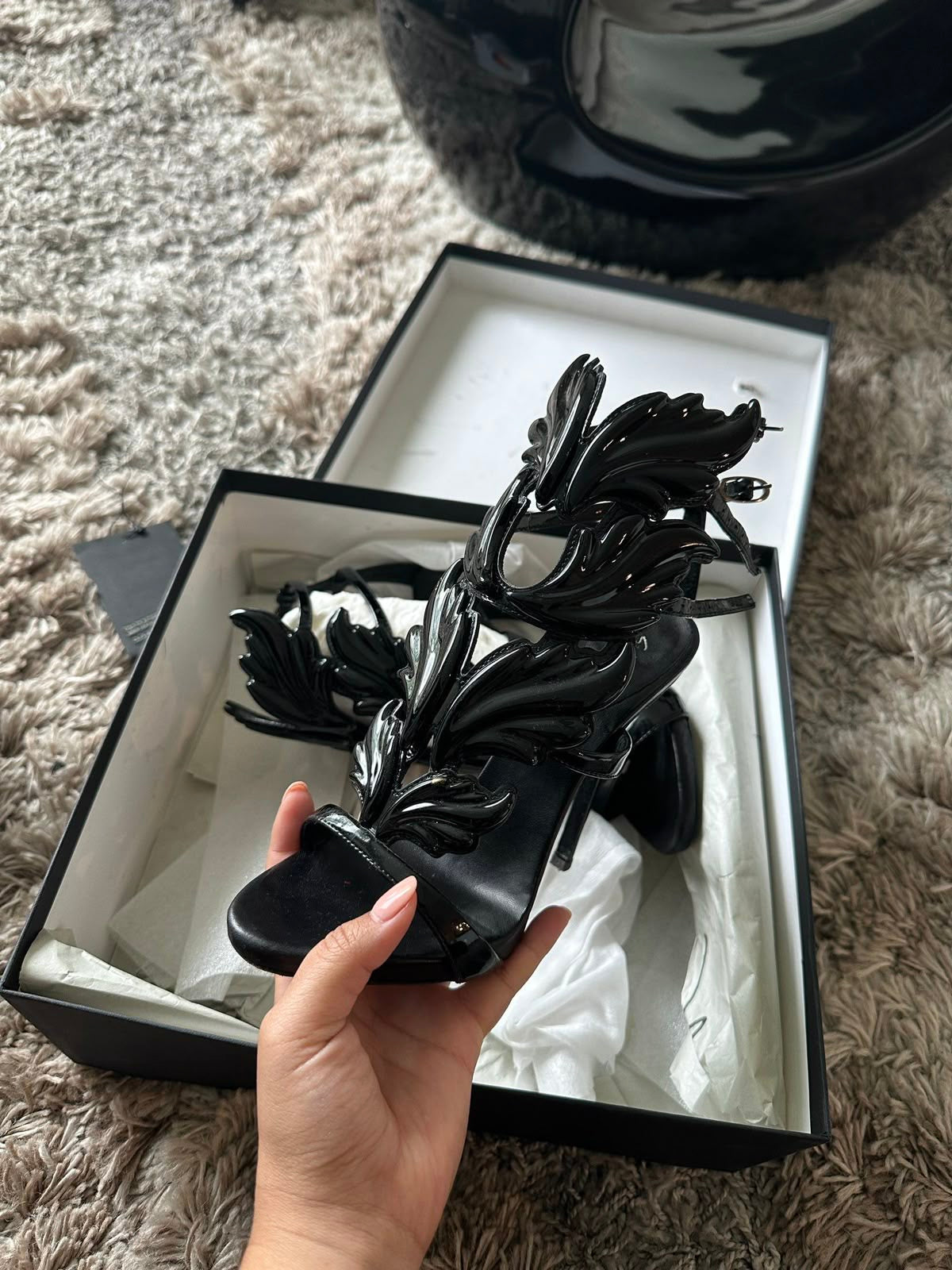 Giuseppe Zanotti Cruel Summer Wing Alien Heels — 36