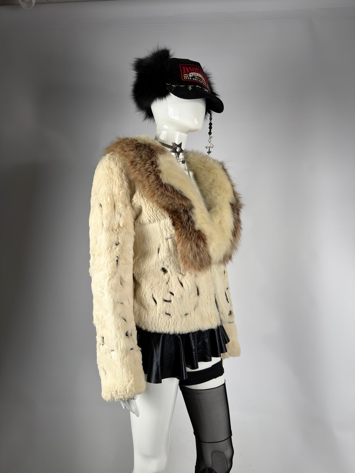 Vintage Fox Fur Jacket — XS/M