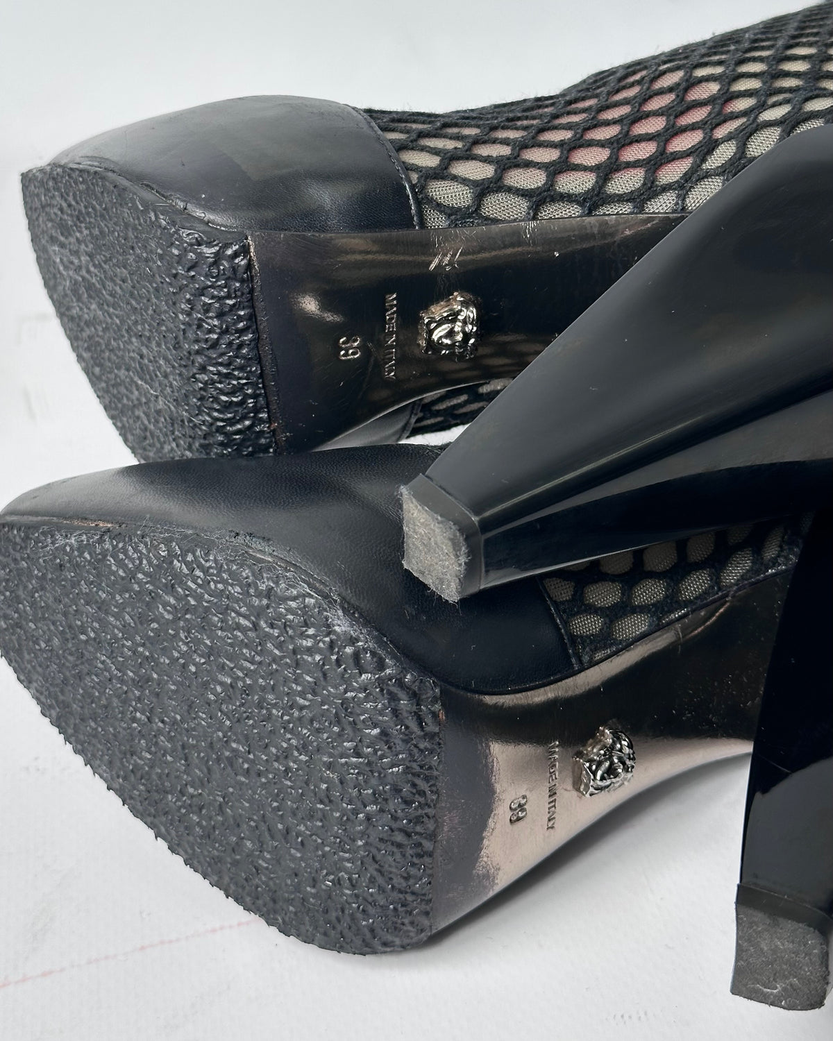 Versace F/W 2012 Vintage Mesh Boots — 39