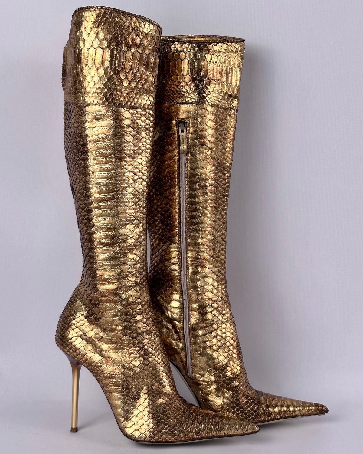 Gianmarco Lorenzi Vintage Leather Boots — 36