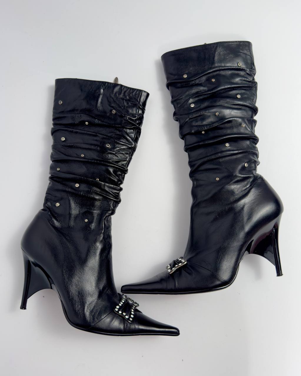 Vintage Italian Leather Boots — 37/38