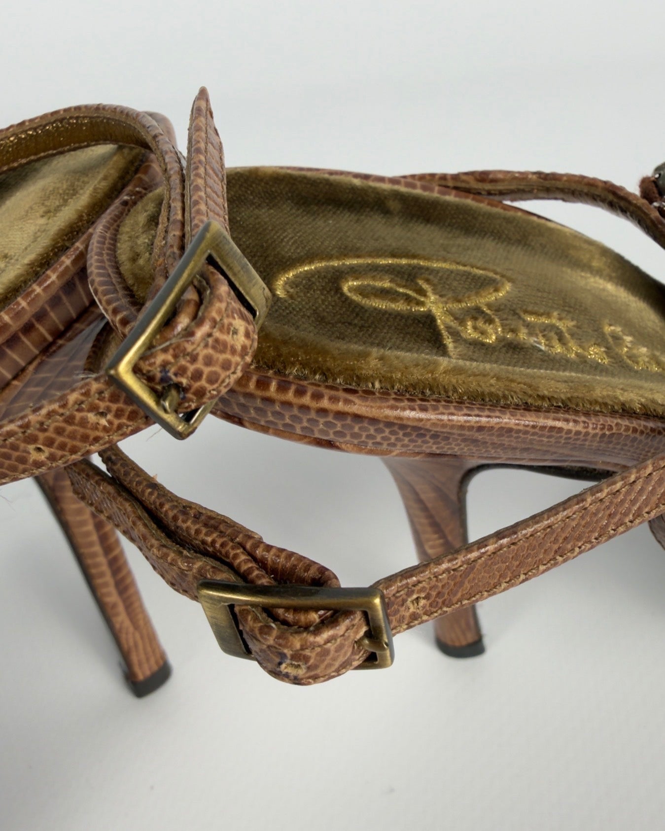 Roberto Cavalli Vintage Beaded Heels — 41