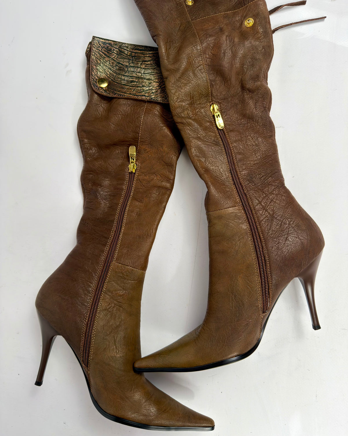 Vintage Leather Boots — 37, 38, 39